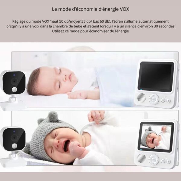 economie d'energeie babyphone VOX mafimobo